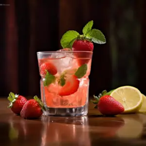 inflationism Strawberry Basil Lemon Drop vodka cocktail cccba f de c fdcaaf