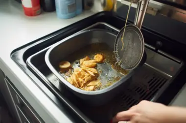 inflationism empty air fryer tray in the sink cac c faade